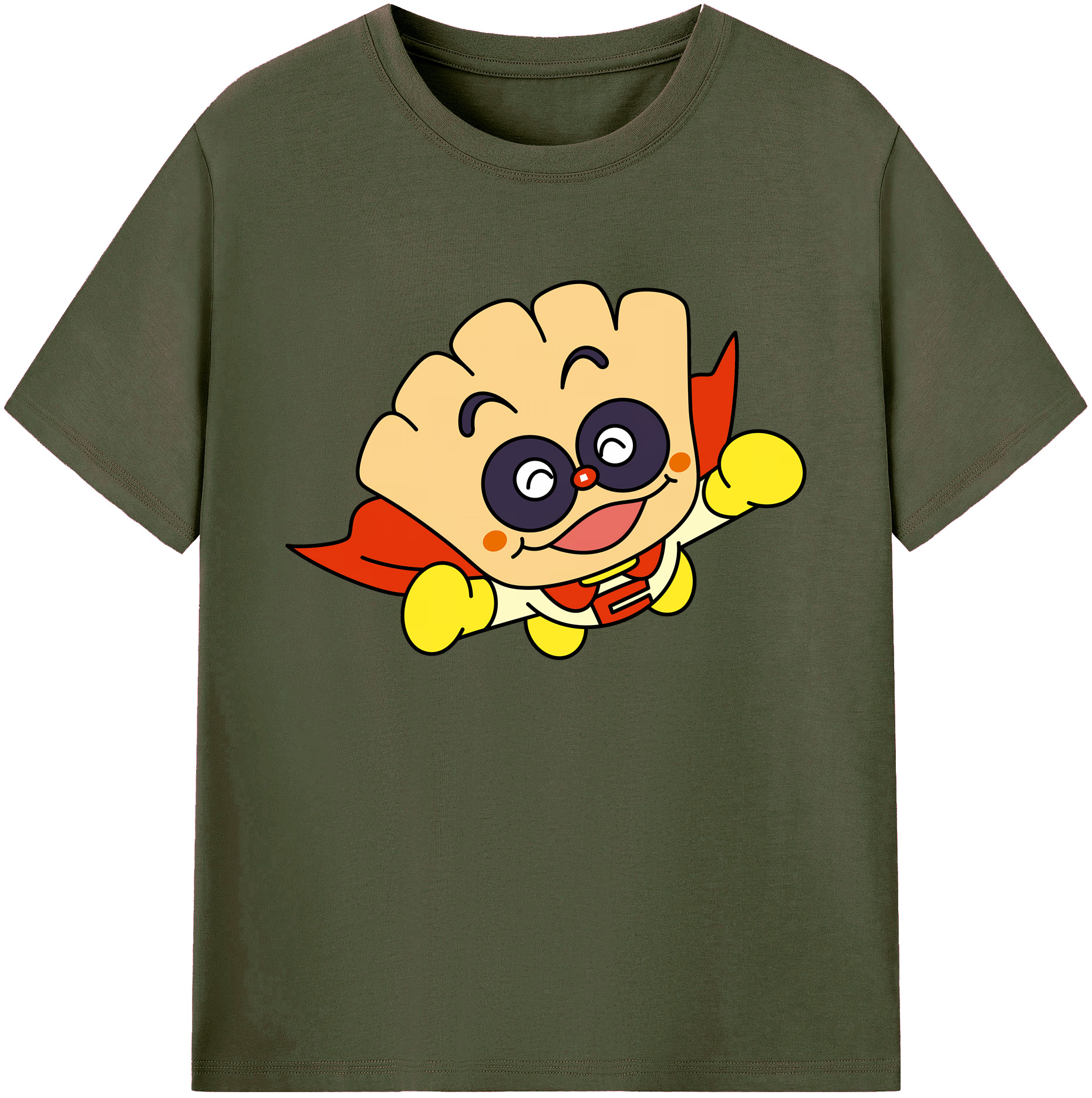 （画像用） アンパンマン Anpanman 綿100％ メンズ半袖Tシャツ｜肌触りやわらか＆通気性